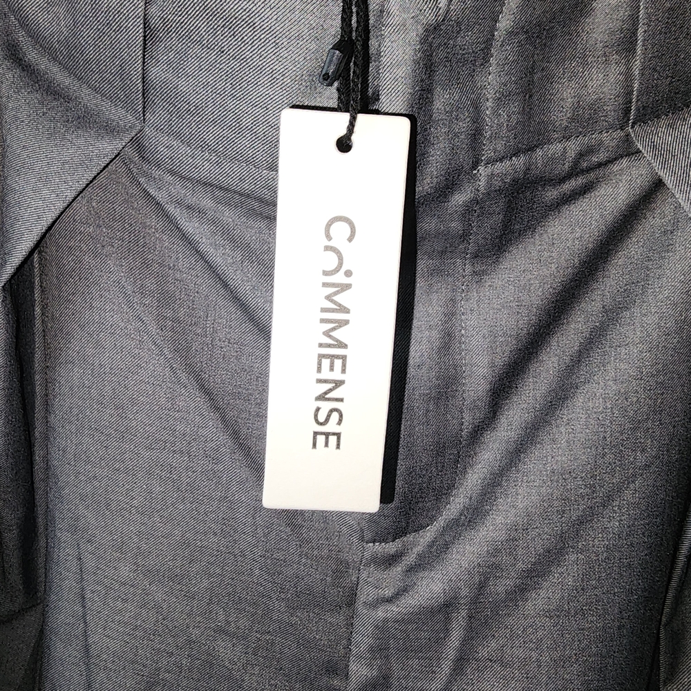 NWT $38 Commense Slate Gray Wide-Leg Women's Pants - Picture 5 of 7